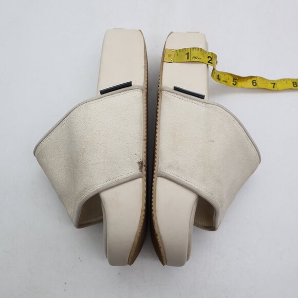Adidas Y-3 Slide Platform Off White Suede Men’s 5 Women 6 Yohji Yamamoto GW8630 main image 10